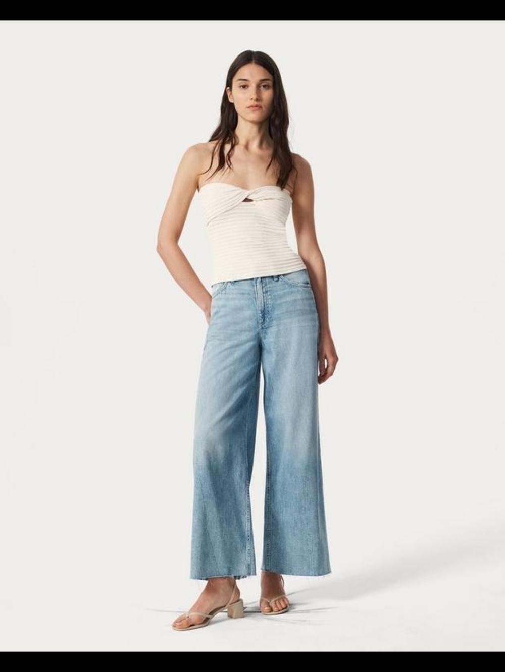 Sofie Ankle Wide-Leg Jean
High-Rise in Featherweight